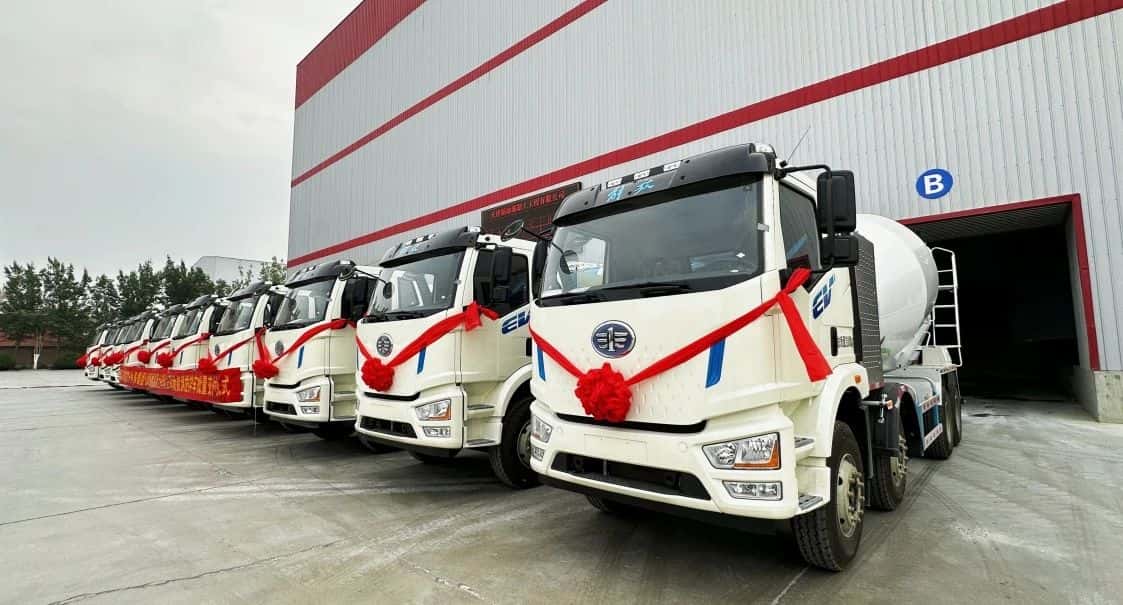 實力見證！中集車輛攪拌車再獲大客戶批量復購